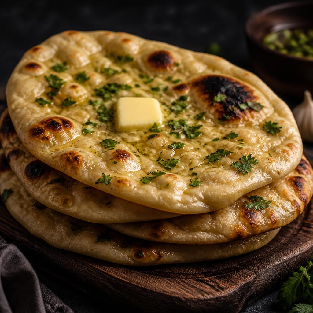 Frisches Naan Brot