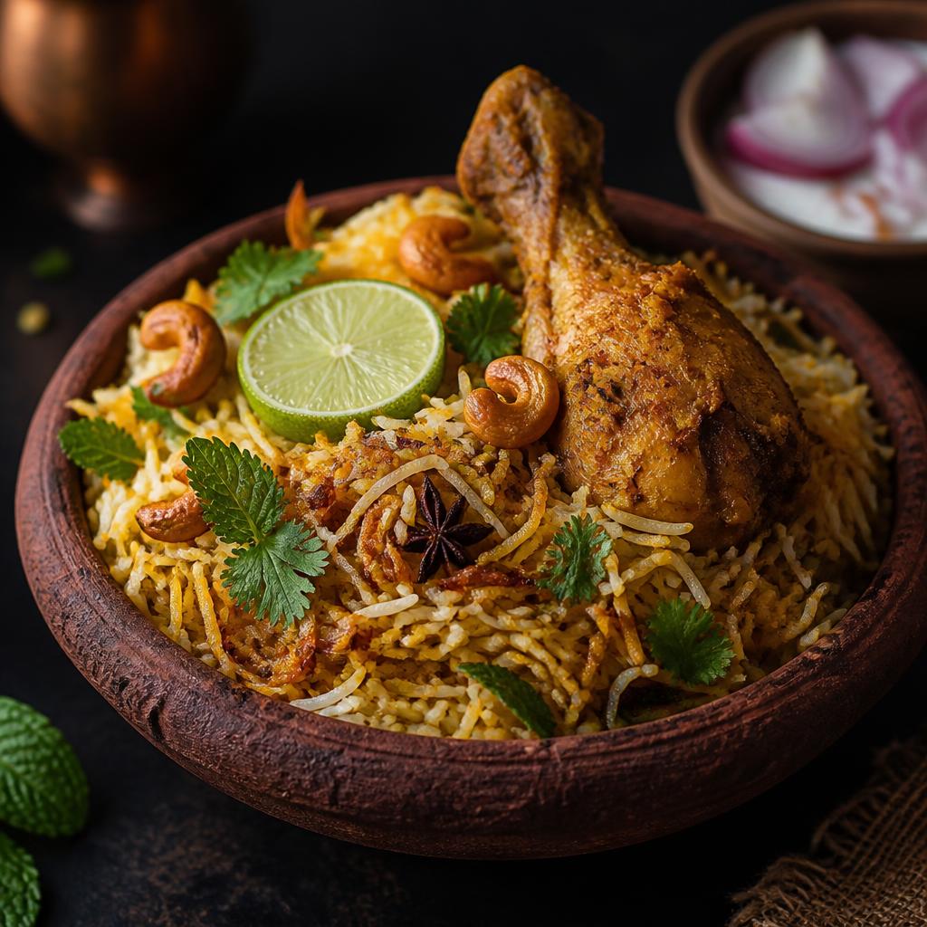 Chicken Biriyani in Tonschale